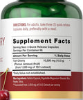 Carlyle Tart Cherry Capsules | 10500mg | 200 Pills | Max Potency | Non-GMO Gluten | Tart Cherry Juice Extract
