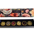 Lyon Tea Makers Floral DIY Flavor Enhancer Sampler Kit 6 Tin Variety Pack Box Add to Your Favorite Tea Leaves to Create Unique Floral Brews