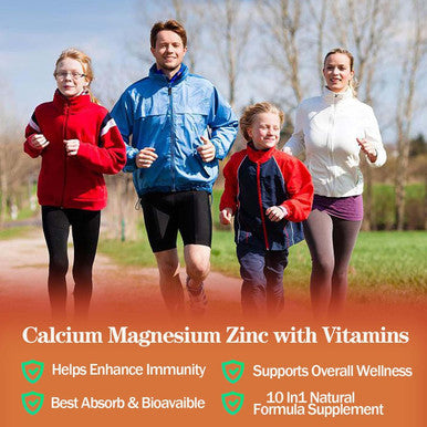 Edmmyliy Calcium Magnesium Zinc Supplement Gummies With Vitamin D3 K2 & B Complex For Women Men 1000Mg Calcium Citrate With Magnesium Gummies For Bone Muscles & Immune Support Sugar Free Vegan