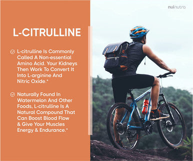 Nui Nutra L-Citrulline Supplement | 1500mg | 150 Capsules | Amino Acid Supplement & Nitric Oxide Booster | Immune & Cardiovascular System Support | Muscle Endurance & Pre-Workout Support