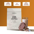 OMNIA Pure Whey Protein Powder Nutrition Low Carbs and Low Sugar Muscle Building Powder Over 22G Protein Per Serving - 33 Servings - 1 KG - Cookies and Cream