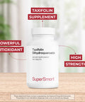 Supersmart Taxifolin 60 mg Per Day Dihydroquercetin Extract from Siberian Larch for Vascular Protection Antioxidant Russian NonGMO Gluten Free 100 Tablets