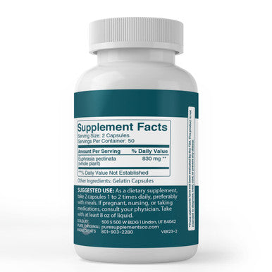 PURE ORIGINAL INGREDIENTS Eyebright, (100 Capsules) Always Pure, No Additives Or Fillers, Lab Verified