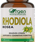 Rhodiola Rosea 200 mg 4% Rosavin I Relieves Stress I Health Canada Registered 60 v caps