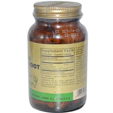 Solgar Fp Dandelion Root Vegetable Capsules 100 V Caps 520 Mg