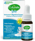 Culturelle Baby Probiotic Drops + Vitamin D Immune and Digestive Health Support For Babies Infants and Newborns 012 Months 30 Day Supply Gluten and NonGmo 9Ml