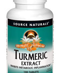Source s Turmeric Extract - Supports Healthy Inflammatory Response - 100 Tablets
