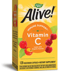 Nature's Way Alive! Vitamin C Supplement, Made with Organic Fruit, 120 Vegetarian Capsules