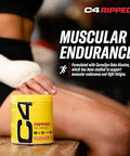 C4 Ripped Pre Workout Powder Cherry Limeade | Creatine Free + Sugar Free Preworkout Energy Supplement for Men & Women | 150mg Caffeine + Beta Alanine + Weight Loss | 30 Servings
