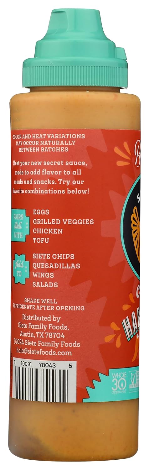 Siete Sauce Botana Habanero 8.5 OZ
