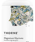 Thorne Magnesium Glycinate Supports Restful Sleep Muscle Relaxation Heart Health and Metabolism Chelated Magnesium Capsules ThirdParty Gluten Dairy and SoyFree 90 Servings