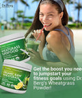 Dr. Berg's Wheatgrass Superfood Powder - Raw Juice Organic Ultra-Concentrated Rich in Vitamins and Nutrients - Chlorophyll and Trace Minerals - 60 Servings - Gluten- Non-GMO - 5.3 oz (1 Pack)