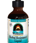 Source s Wellness Herbal Resistance Liquid Formula with Echinacea, Coptis & Yin Chiao Immune Support - 4 Fluid oz