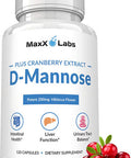 D Mannose 1000Mg - D-Mannose Cranberry Supplement With Hibiscus - Support Urinary Tract Health For Women & Men - Helps Overactive Bladder & Urinary Tract Infection - Dmannose Pills For Uti - 120 Pills