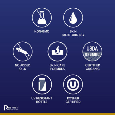 Premier Research Labs Castor Oil - Nourishes & Softens Skin & Hair - Pure, Cold-Pressed, Non-Gmo & Parabens Free Organic Castor