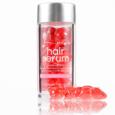 Bali Secret Hussell Hair Serum - No Rinse With Argan Macadamia & Avocado Oils - Vitamins A E Pro B5 - Conditioner For Women & Men - Pack Of 2 80 Capsules