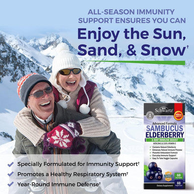 Elderberry With Zinc And Vitamin C For Adults - Immune Support Vitamins For Women And Men Natural Elderberries Black Sambucus Capsules - Immune Defense Multiminerals Supplement, Gluten-Free, 60 Ct