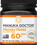 Manuka Doctor - MGO 525+ Manuka Honey Monofloral, 100% Pure New Zealand Honey. Certified. Guaranteed. Raw. Non-GMO (8.75 oz)