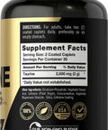 Carlyle Taurine 2000Mg | 60 Caplets | Vegetarian, Non-Gmo,And Gluten Free Supplement | Advanced Athlete Formula