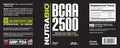 Nutrabio BCAA 2500 Branched Chain Amino Acids Support Muscle Growth and Prevent Muscle Breakdown 250 Capsules