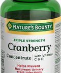 Nature s Bounty Natural Cranberry Fruit Vitamin C 100 Count