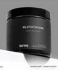 Toniiq Ultra High Strength Glutathione Capsules 1000mg Concentrated Formula 98% Highly Purified and Bioavailable Non GMO Fermentation 60 Capsules Reduced Glutathione Supplement