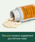 Hey Nutrition Turmeric Extract Complex - Vitamin D3 & C Black Pepper Extract - Support Muscle & Joint Relief - Maximum Potency & Enhanced Absorption - UK Manufactured - 60 Vegan Capsules