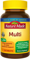Nature Made Multivitamin Complete with Iron 130 Tablets
