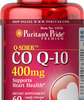 Puritans Pride Q-sorb 400 Mg-60 Rapid Release Softgels 60 Count