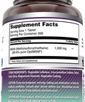 Amazing Nutrition Formulas OptiMSM 1000 Mg 200 Tablets Supplement | Non-GMO | Gluten | Made in USA