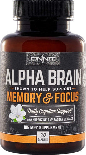 Onnit Total Human Optimization Stack - Alpha Brain (30ct) + Total Human (60ct)