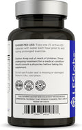 Les Labs Lyte Fuel - Electrolyte Replacement Endurance Performance Muscle Cramping & Keto Support - Magnesium Zinc Potassium & Chromium - Non-GMO Supplement - 100 Capsules