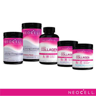 Neocell Collagen Powder With Biotin Vitamin C & Hyaluronic Acid Collagen Type 1 & 3 Beauty Infusion Promotes Beautiful Skin Healthy Hair & Nail Gluten Free Tangerine 11.64 Oz
