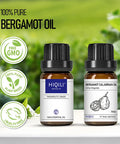 HIQILI Bergamot Essential Oil,Pure Natural Bergamot Oil for Skin Hair Diffuser Massage -15ml