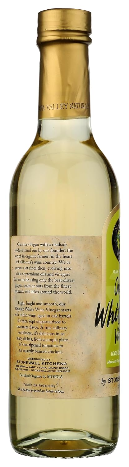 Napa Valley Naturals Organic White Wine Vinegar, 12.7 FZ