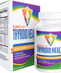 Elevate Recovery Supplements 3-Month Thyroid Support Supplement (All-In-1 Formula) With 14 Active Ingredients - Thyroid Supplements - Thyroid Health Complex - Thyroid Support For Women & Men - 180 Capsules