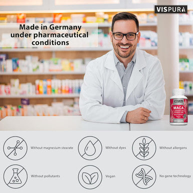 Maca Root Capsules 5000 Mg + L-Arginine, Vitamins B6 + B12, Opc And Zinc, Energy Boosting Formula For Men And Women, 120 Vegan Tablets With Organic Maca Peruana Extract