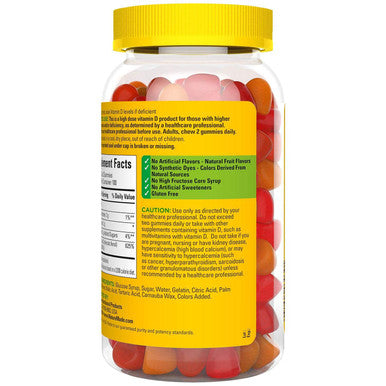 Nature Made Extra-Strength Vitamin D3 5000 Iu (125 Mcg) Gummies (200 Count)