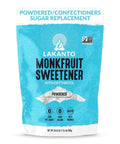 Lakanto Powdered Monk Fruit Sweetener With Erythritol, Powdered Sugar Substitute Sweetener For Baking & Cooking Waffles, Donuts, Cookies & More, Keto, Low Calorie, Low Carb, Vegan, Gluten Free, 1 Lb