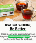 Sayan Siberian Chaga Mushroom Tea (Unbleached 20 Tea Bags, Caffeine Free) Exclusive blend of Raw + Extract, Wild Harvested Herbal Supplement and Natural Antioxidant