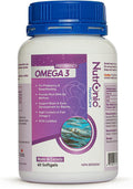 Prenantal Omega 3 DHA - Supports Brain Development in Babies During Pregnancy and Lactation, Unflavoured, No After Taste, 60 counts, Nutronic