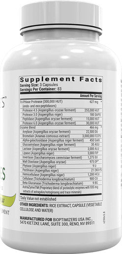 BiOptimizers - P3-OM and MassZymes Bundle - Premium Digestive Enzymes and Probiotics for Women and Men - Doctor-Formulated (250 MassZymes Capsules, 120 P3-OM Capsules)