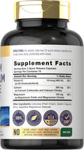 Carlyle Calcium Magnesium Citrate with Vitamin D3 | 150 Capsules | Non-GMO & Gluten Supplement