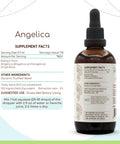 Angelica B120 Alcohol-Free Herbal Extract Tincture, Concentrated Liquid Drops Natural Angelica (Angelica Archangelica) Dried Root