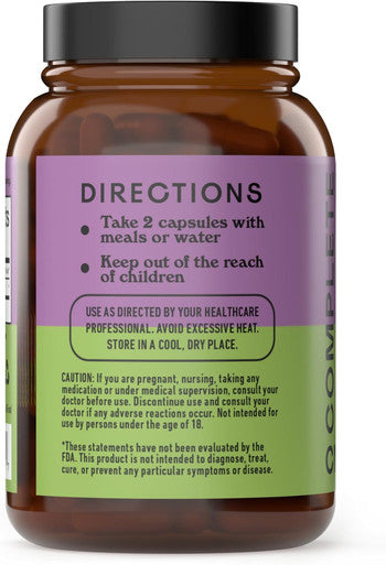 Complete Natural Products Pure Organic Milk Thistle Capsules - 500 Mg Silymarin Powder 100 Pills