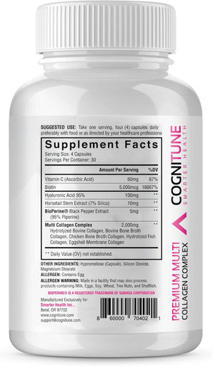 Cognitune Mind & Body Bundle - Multi Collagen Brain Health Turmeric & Ginger - Boost Overall Wellness & Vitality