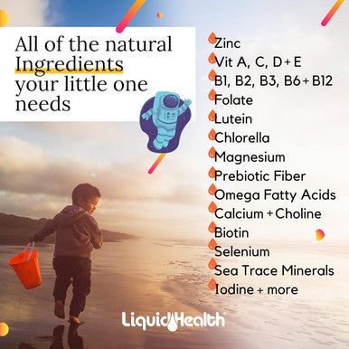 Liquidhealth Liquid Multivitamin for Kids Children and B Complex Liquid Super Energy Boost B Vitamins Supplements