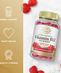 Solgar Methyl B12 Gummies For Adults 1 500Mcg Ultra Potency Vitamin For Energy & Metabolism Support Raspberry Flavor Vegan & Gluten Free Gummy For Women & Men 2 Month Supply 60 Servings 2G Sugar