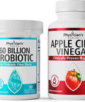 Probiotics 60 Billion CFU Apple Cider Vinegar Capsules for Weight Loss Support