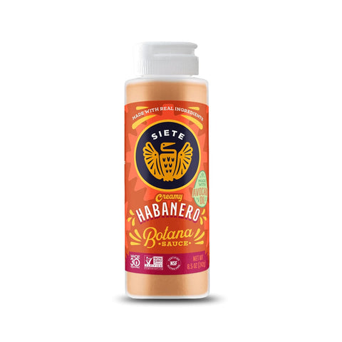 Siete Jalapeno Botana Hot Sauce | Gluten Free | Vegan | Preservative Free | Non GMO | 8.5 Oz. Bottle (Pack of 4)